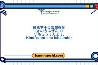 コード: 00196 - 看護診断NANDA: 機能不全の胃腸運動 - ドメイン3: 排泄と交換 - クラス2: 排泄と交換