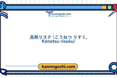 コード: 00471 - 看護診断NANDA: 高体温のリスク - ドメイン11: 安全 - 保護 - クラス6: 安全 - 保護