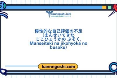 コード: 00483 - 看護診断NANDA: 慢性的な自己評価の不足 - ドメイン6: 自己認識 - クラス2: 自己認識